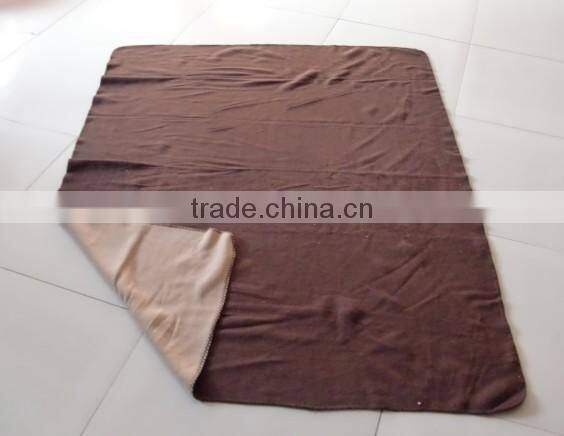 polar fleece double sided blanket