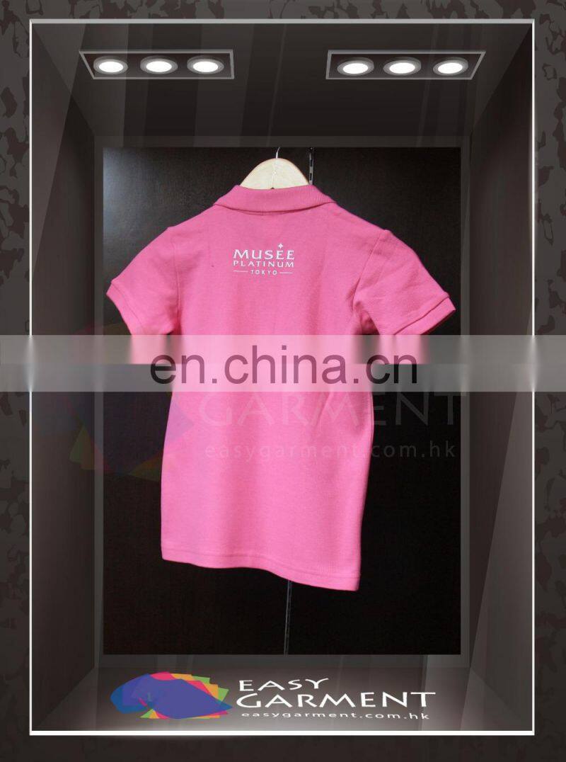OEM manufacturers Promotion Plain CVC Short Sleeves men Polo T Shirt