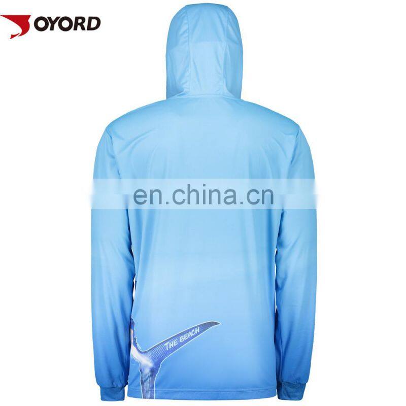 Custom printed short sleeve polyester fishing shirt