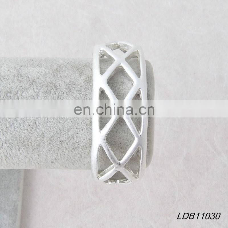 Silver Cuff Bangle Hollow Bangle