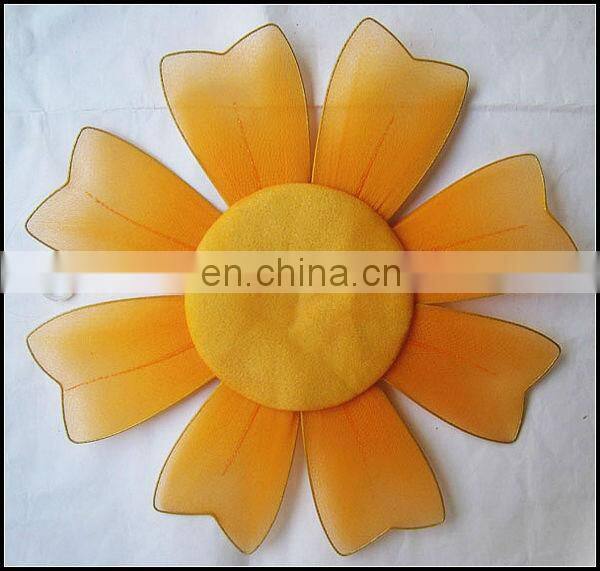 Sun flower made from stocking