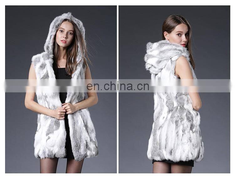 2016 alibaba europe styles winter fur jackets with hood