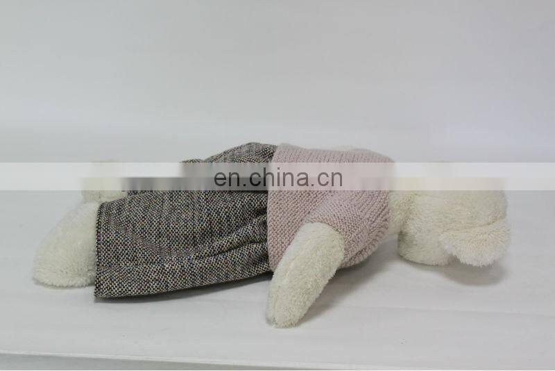 Plush And Stuffed Teddy Bear Animal Baby Toys With Cloth Dress Sweaters