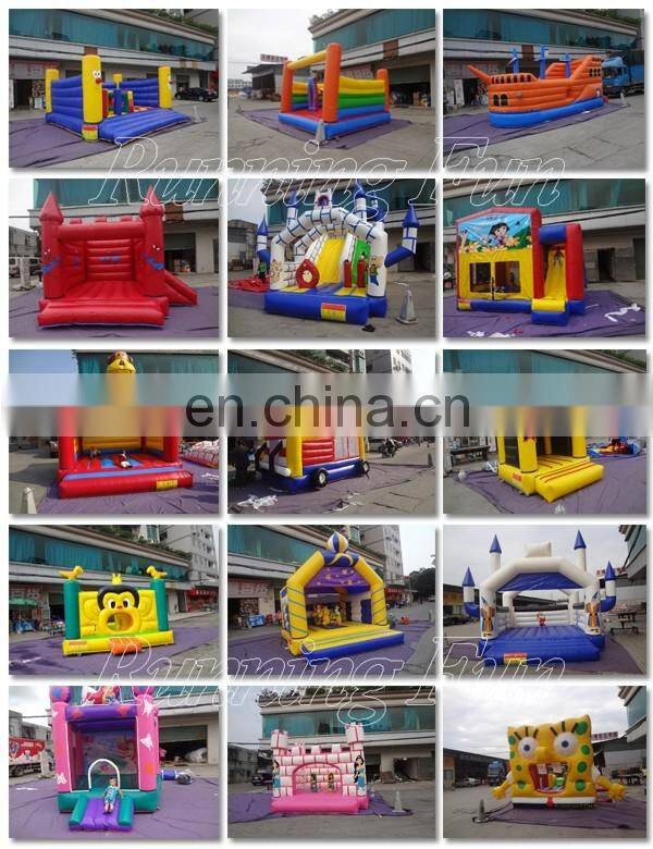 Factory direct inflatable jumping slide, inflatable bouncy castle with water slide