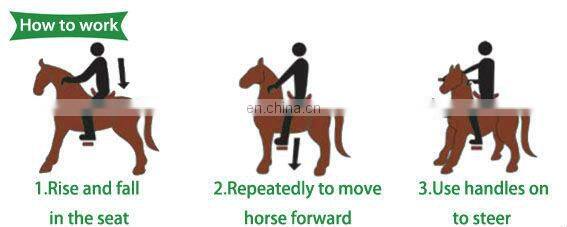 2017Hot special design lion/tager mechanical walking horse for children