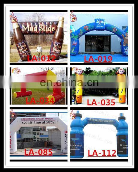 custom inflatable advertising bottle model arch for outdoor activities for sale