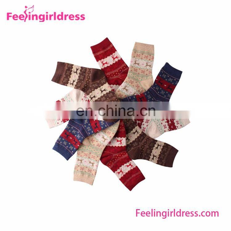 High Quality Long Wholesale Christmas Socks