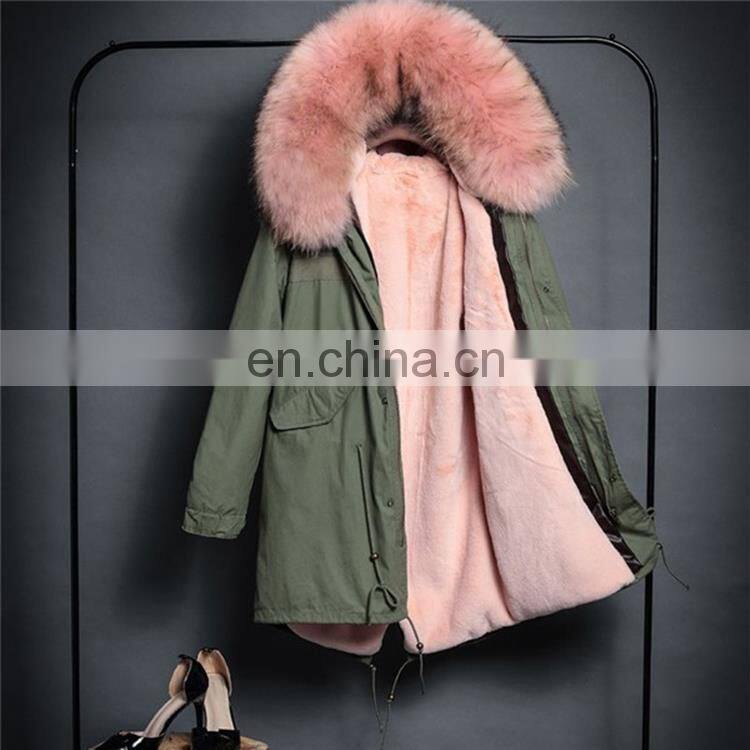 New arrival fur parka parka for women with great price