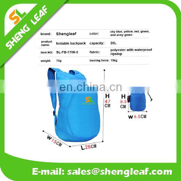 outdoor waterproof travel backpack light weight foldable backpacks