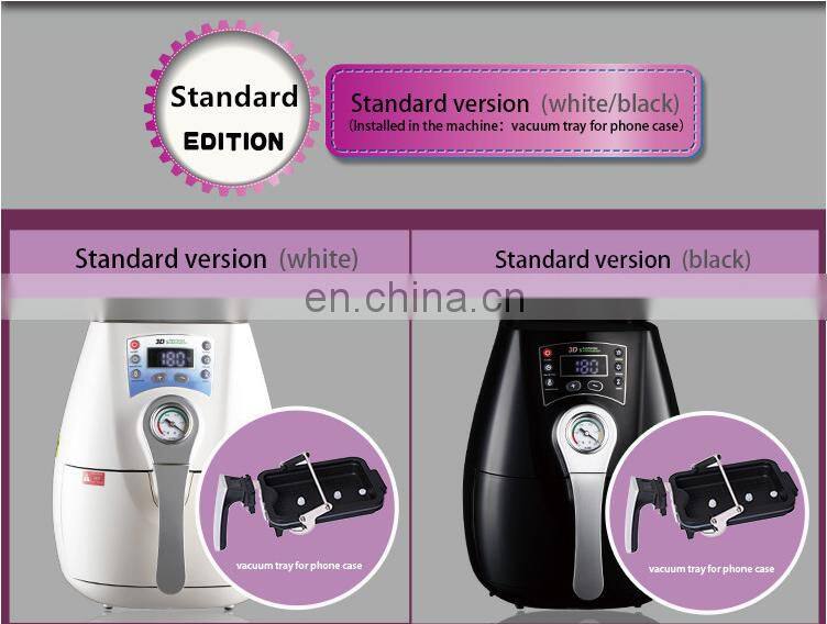 Digital Vacuum Heat Transfer 3D Sublimation Press Machine