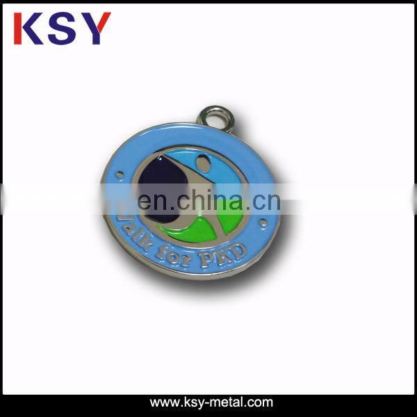 Soft enamel cheap custom medals Medals with green ribbon