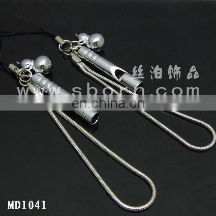 simple mobile phone strap whistle cute cell phone charms