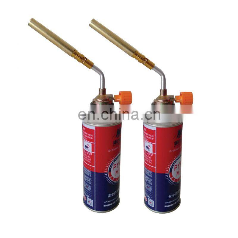 Electronic wind proof jet flame lighter refill gas stove gun lighter made in china