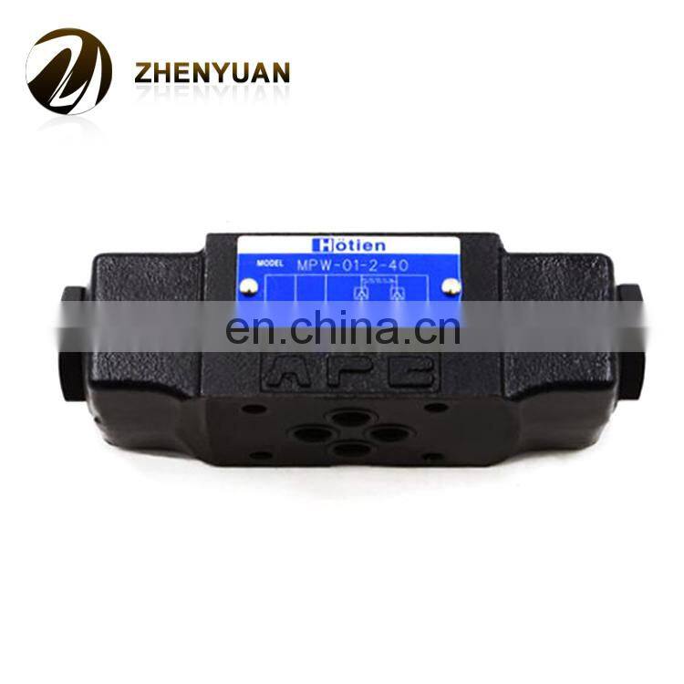 Superimposed hydraulic control check valve MPW/MPA/MPB-01-2/4-40 Plunger Manual control valve