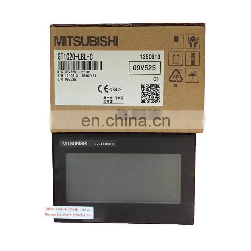3.7 inch HMI Mitsubishi GT1020-LBL-C Touch Screen HMI Panel Human Machine Interface GT1020-LBL-C