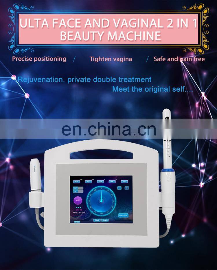Ready to ship!!! Mini Ultrasound Skin Lifting HI FU Rejuvenation Vaginal Tightening Machine