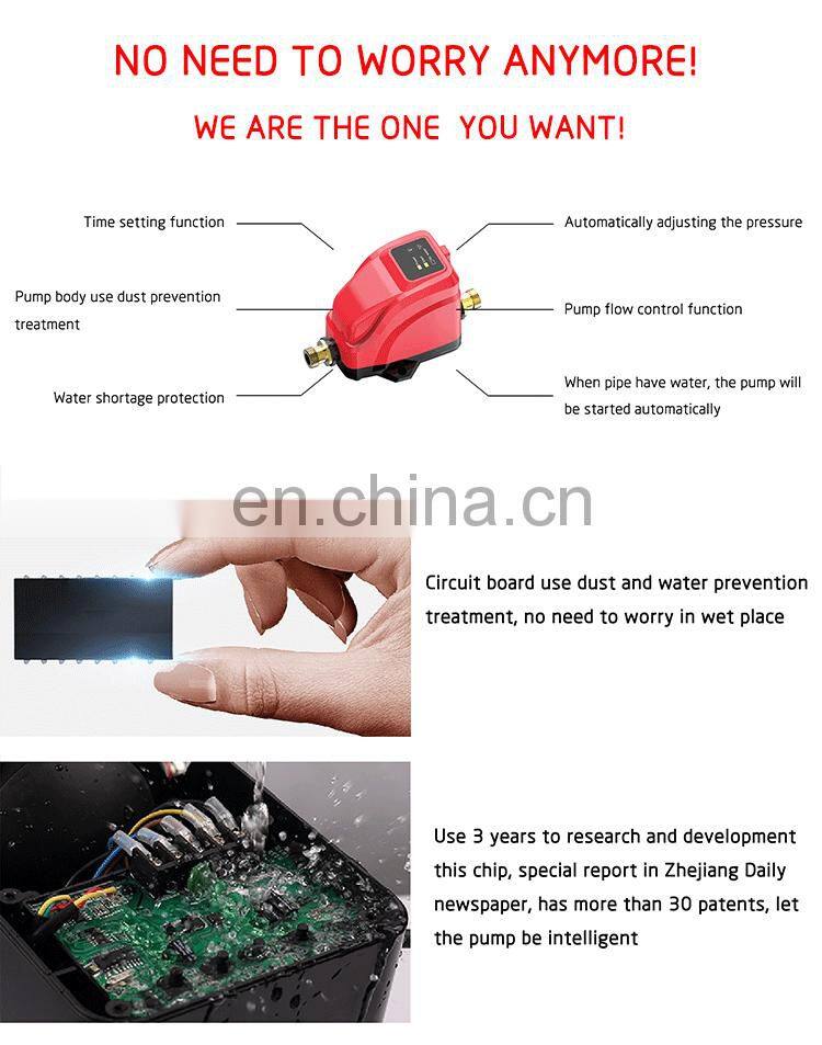 15YCPB-55 automatic pressure pump gardening mini variable water pump