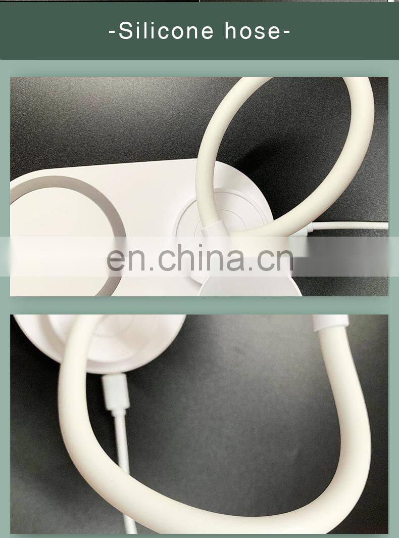 2020 new product lamp with wireless charging QI 10W Mobile Phone power bank charging station high quality wireless charger lamp