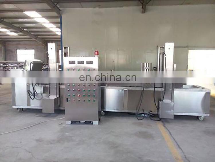 Industrial Automatic French Fries Sweet Potato Chips Peeler Slicer Washing frying Making Machine Price