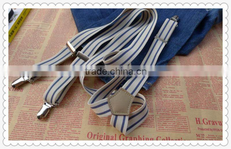 High quality fashion clips suspenders for men