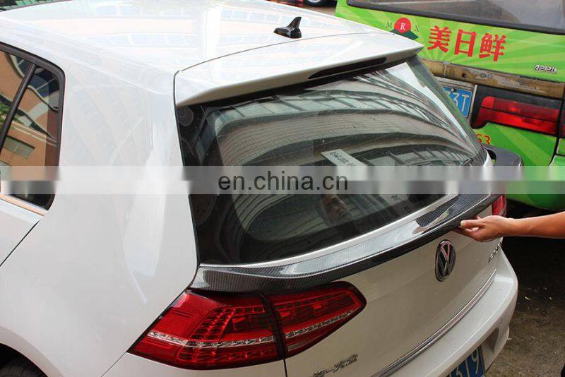 2014 New Arrival Carbon Fiber Middle Spoiler for Volkswagen MK7 Golf 7