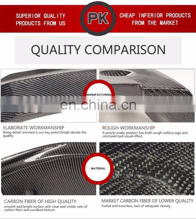 Car Carbon Fiber Front Diffuser Lip for Porsche Panamera S Sedan 4S Hatchback 4-Door 09-11