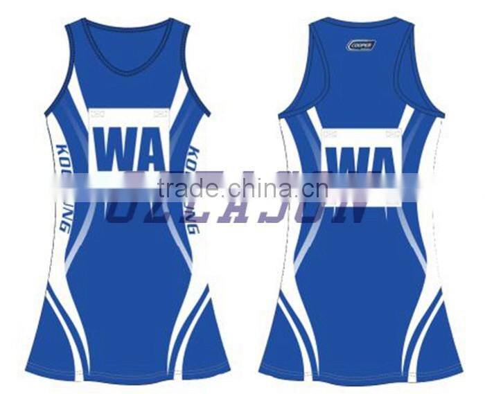 Custom made netball clothes manufacturer in china