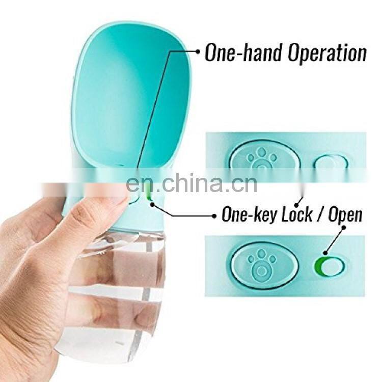 Most Popular 350ml Pet Drink Water Bottle Dog for Travel
