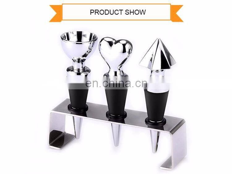 Best Selling Food Grade Wine Bottle Stopper Set