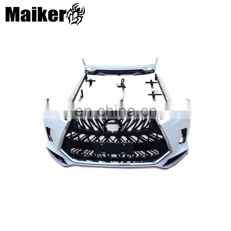 PP material  2015-2018 body kits  For  Highlander  body parts  suv accessories  from maiker