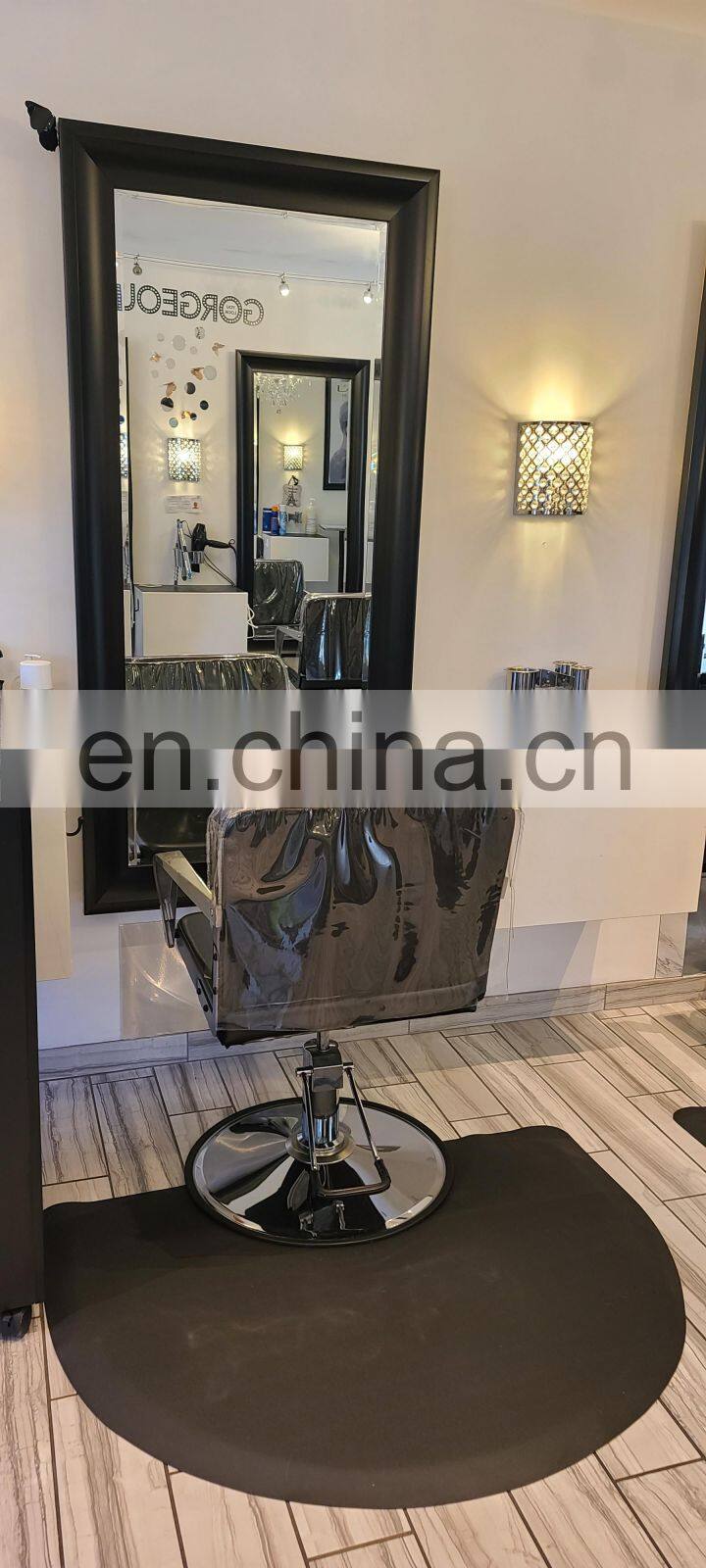 Hairdressing barber and beauty salon mat,barber salon chair anti fatigue floor mat