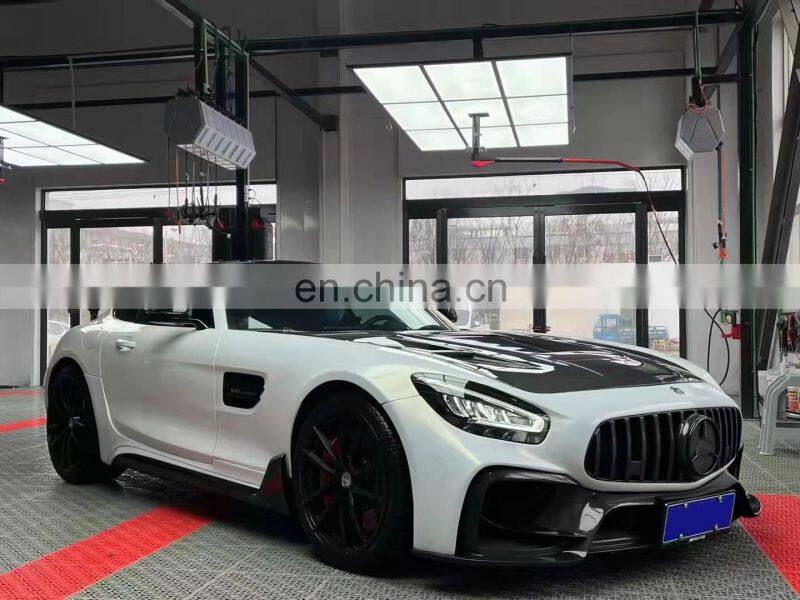 Runde For 14-19 Mercedes-Benz AMG GT GTC GTS IMP Style Body Kit Front Bumper Rear Bumper Front Lip Rear Lip Hood Side Skirt