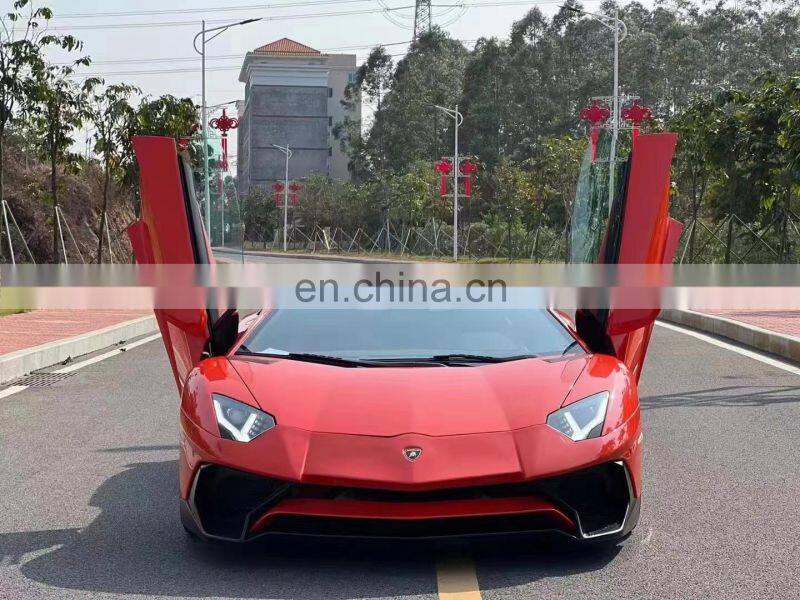 Runde For Lamborghini Aventador LP700 LP720 Upgrade LP750 SVJ Style Body Kit Front Bumper Rear Bumper Hood Side Skirt Spoiler