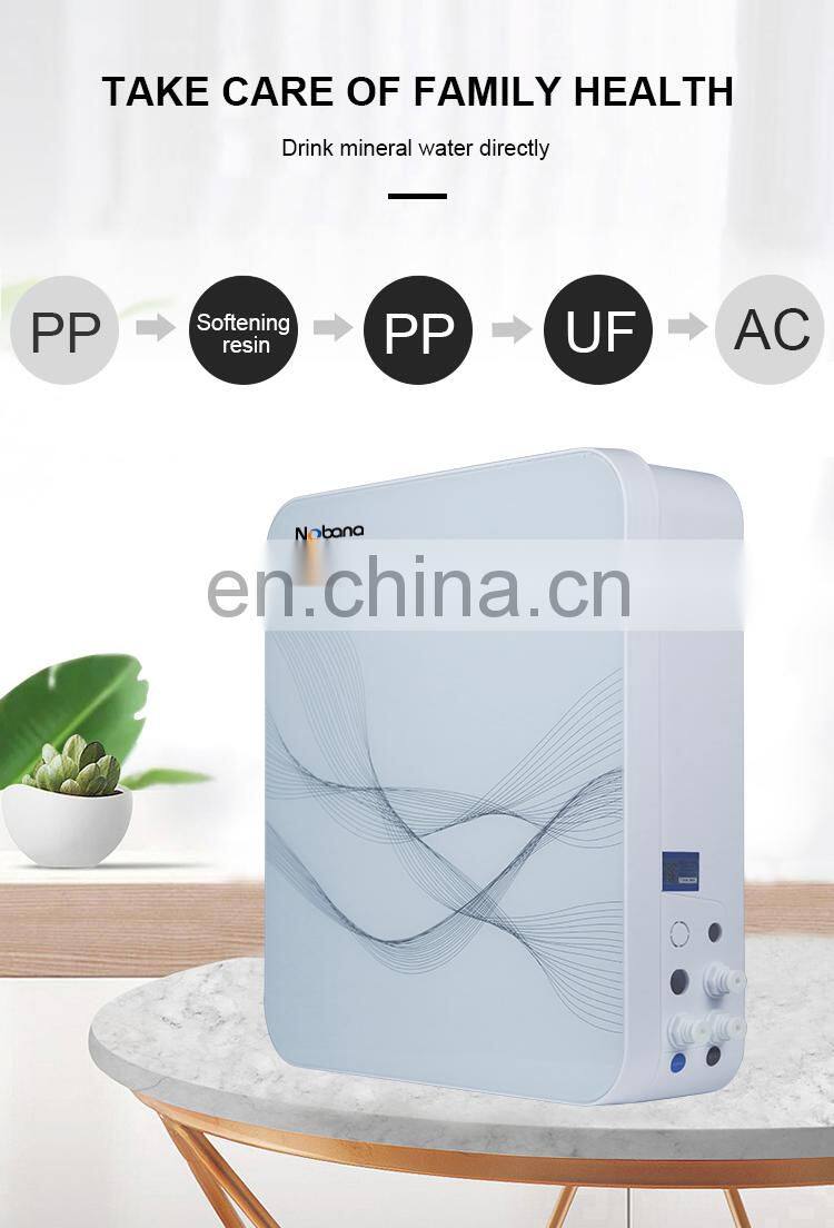 Home use under sink 5 stage alkaline uf water purifier home water filter