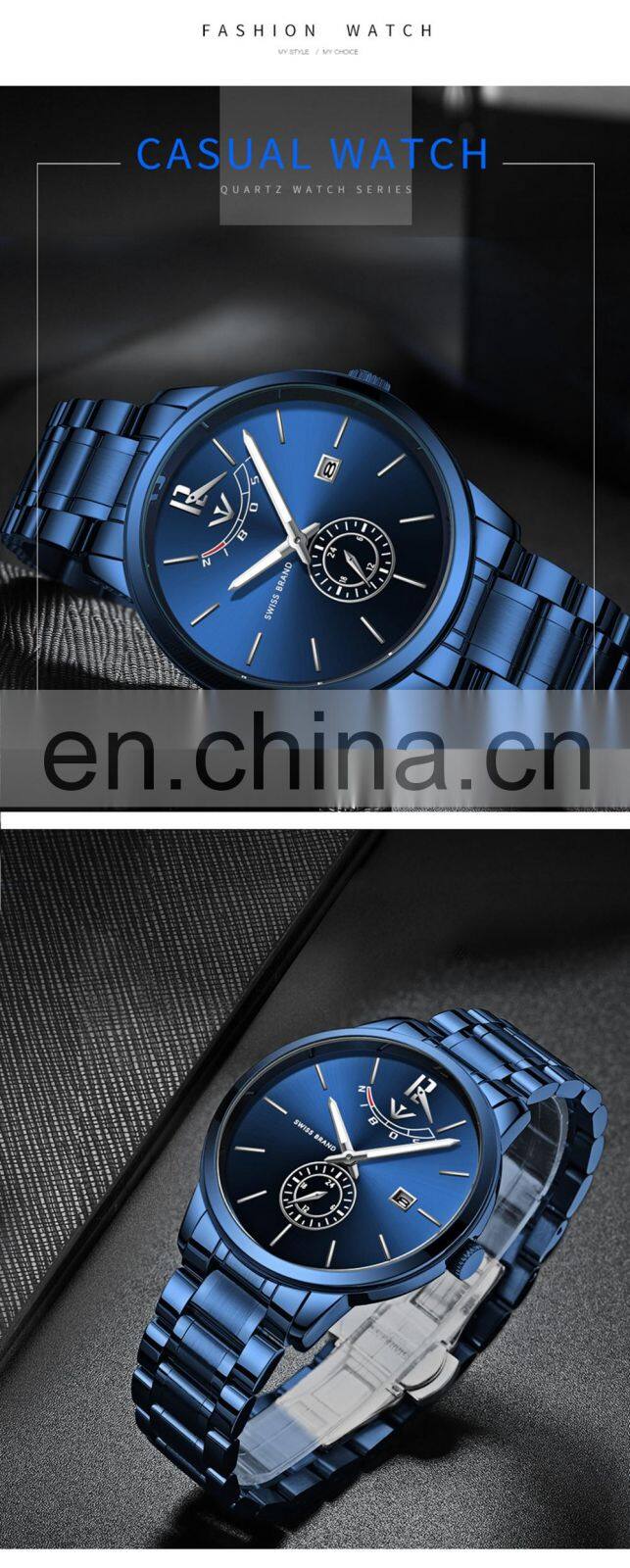 NIBOSI Relogio Masculino Relojes 2020 Gold Watch Mens Watches Top Brand Luxury Sport Quartz Watch Business Waterproof Wristwatch