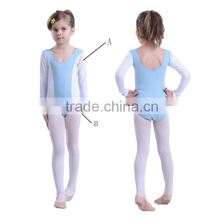 Girls Long Sleeve Rhythmic Gymnastics Leotards