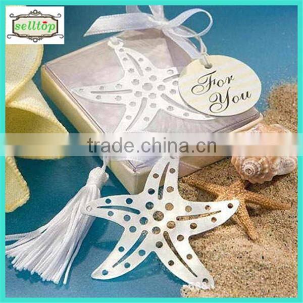 Hot sell butterfly engraved craft metal bookmarks