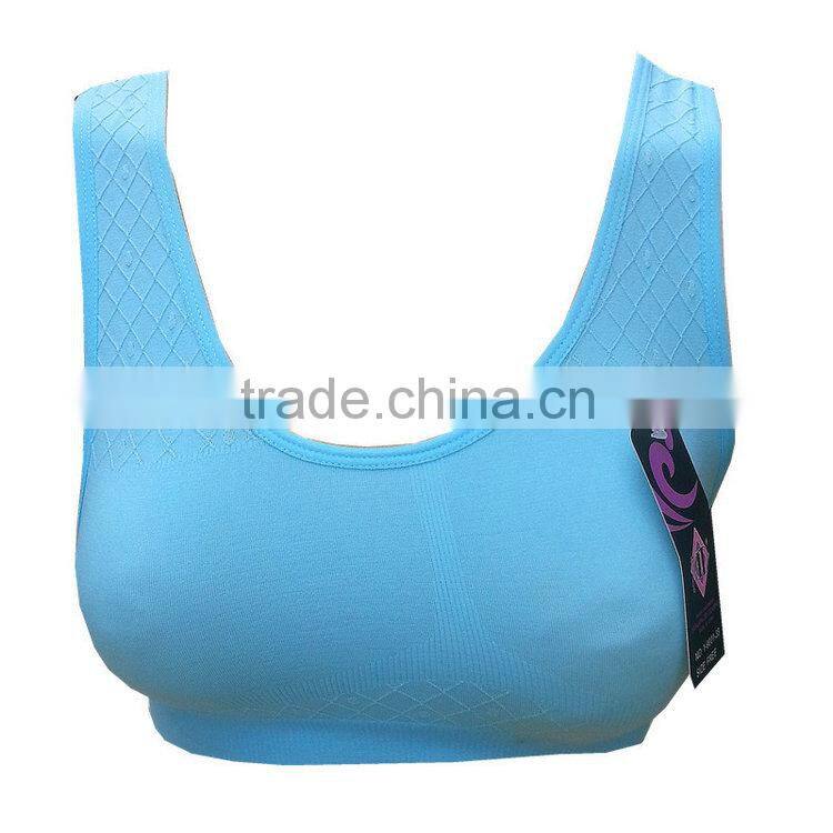 0.92USD M-XXXL Sports Bra For High Quality Big Size Push Up Cotton Sports Bras/Underwear (gdydwx003)