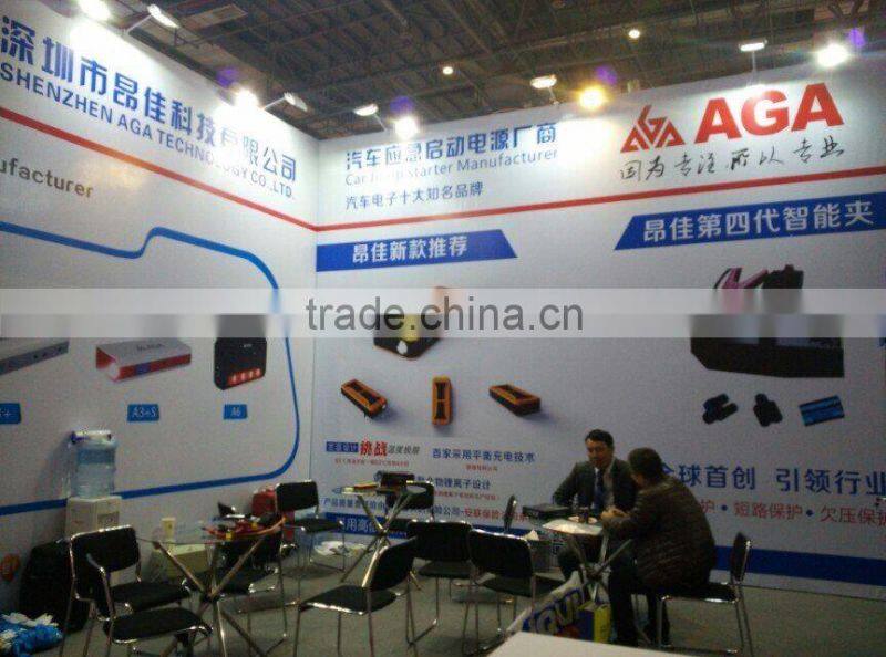 AGA new model 12v car jump starter/ ultra large capacity 20000mAh power bank with cool appearance