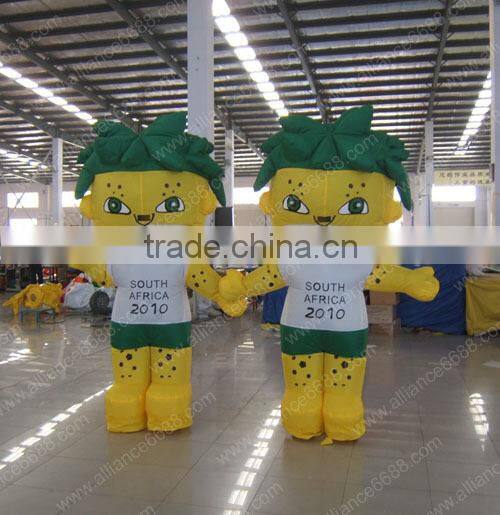 mascot movable cartoon zakumi advertising inflatable movable cartoon