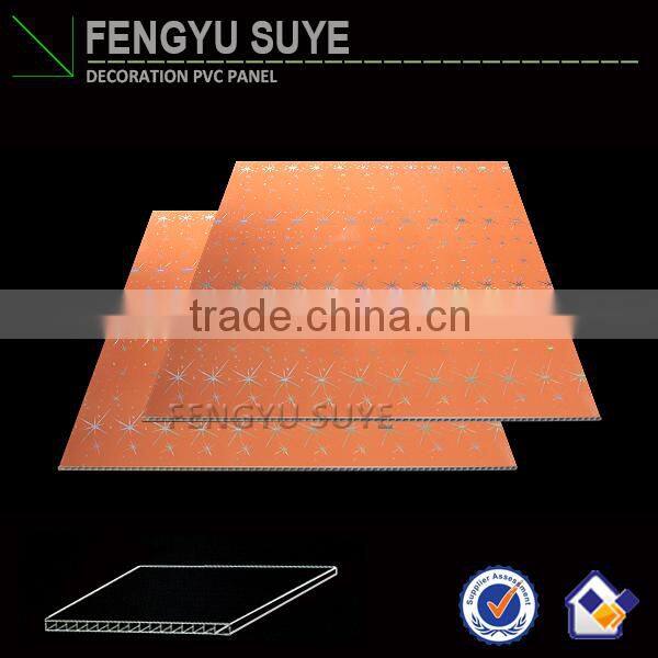 Fashionable&artistic waterproof building material pvc panel tiles hot sale in Russia