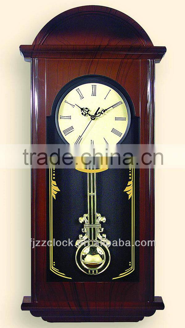 Battery Wall Pendulum and Chiming Clock For Sale