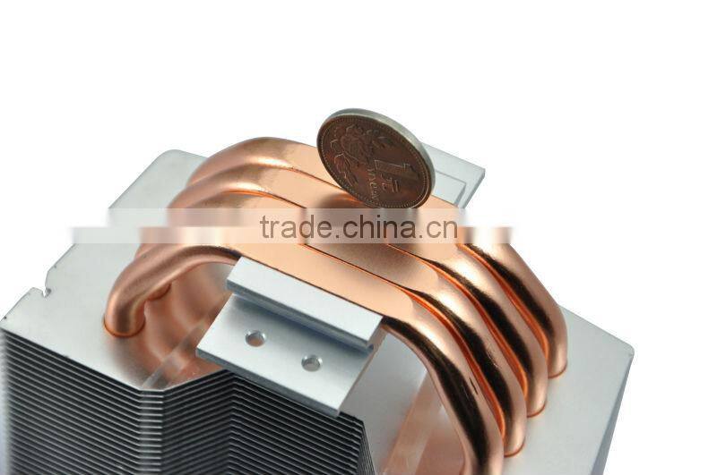4 heat pipes DC cooling fan CN324 for Intel LGA 115X and AMD series