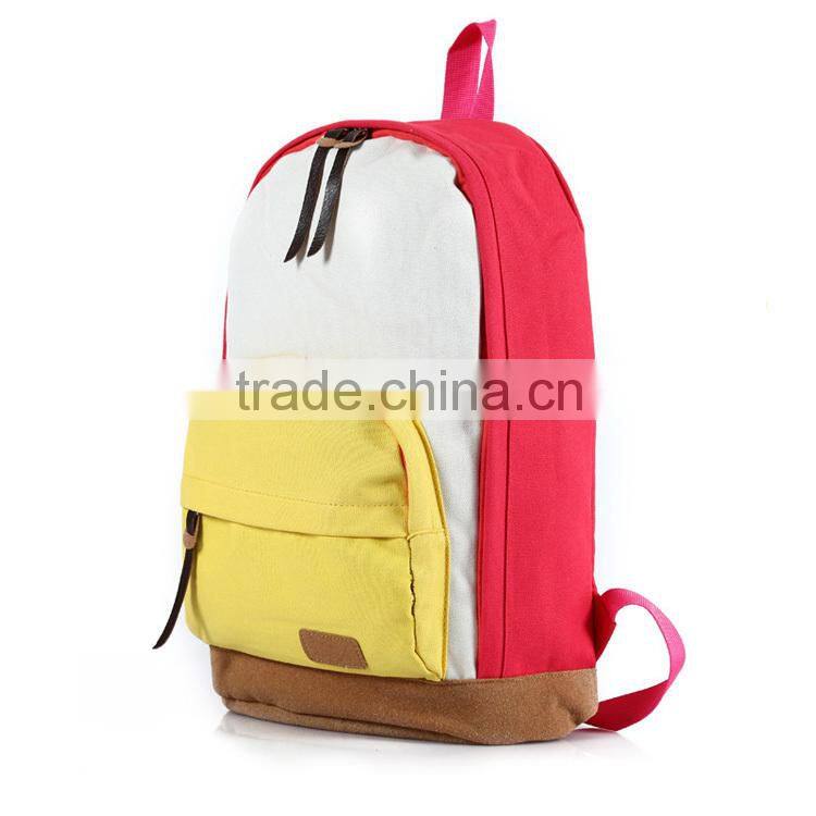 Vintage Korean Style Canvas School Shoulder Backpack Bag