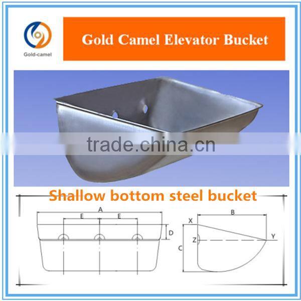 D type grain elevator bucket