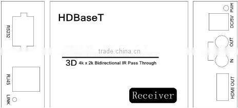 HDBaseT +RS232 +IR HDMI Extender 60m 100m 120m with UHD 2K 4K