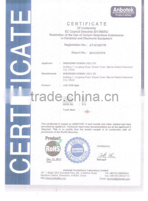 5400lm 50W cob led track light