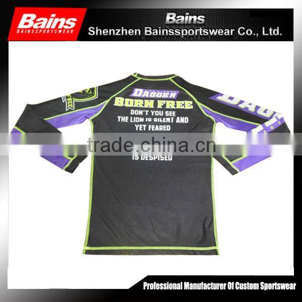 Top selling products custom sublimated rash guard women