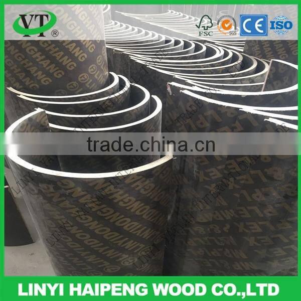 14mm 18mm Circular Plywood Formwork Plywood Round Concrete Column Formwork