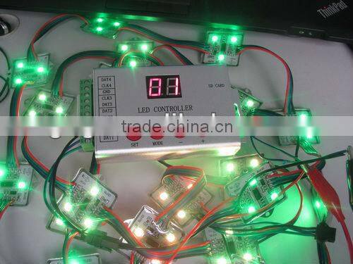 With IR remote panel 4outputs 2015 hot pixelsa led pixel flex ws2812b led strip pixel controller